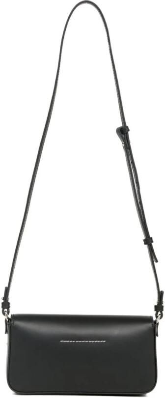MM6 Maison Margiela Hobo bags Structured Black Bag With Unique Buckle Detail in zwart - Foto 7