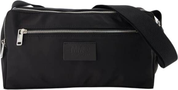 MM6 Maison Margiela Sporty Low Ergo Hobo Bag Zwart Dames