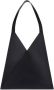 MM6 Maison Margiela Japanse 6 Zwarte Leren Portemonnee Pashouder Black Dames - Thumbnail 1