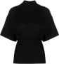 MM6 Maison Margiela Stijlvolle Zwarte Trui voor Modebewuste Vrouwen Zwart Dames - Thumbnail 1