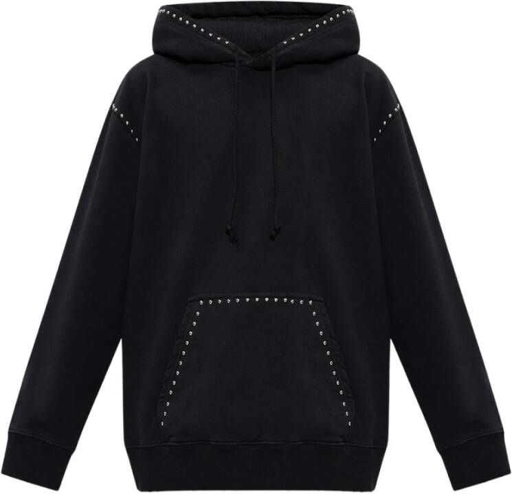 MM6 Maison Margiela Studded hoodie Zwart Heren