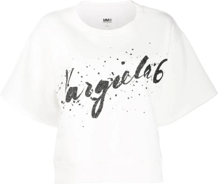 MM6 Maison Margiela T-shirt Wit Dames