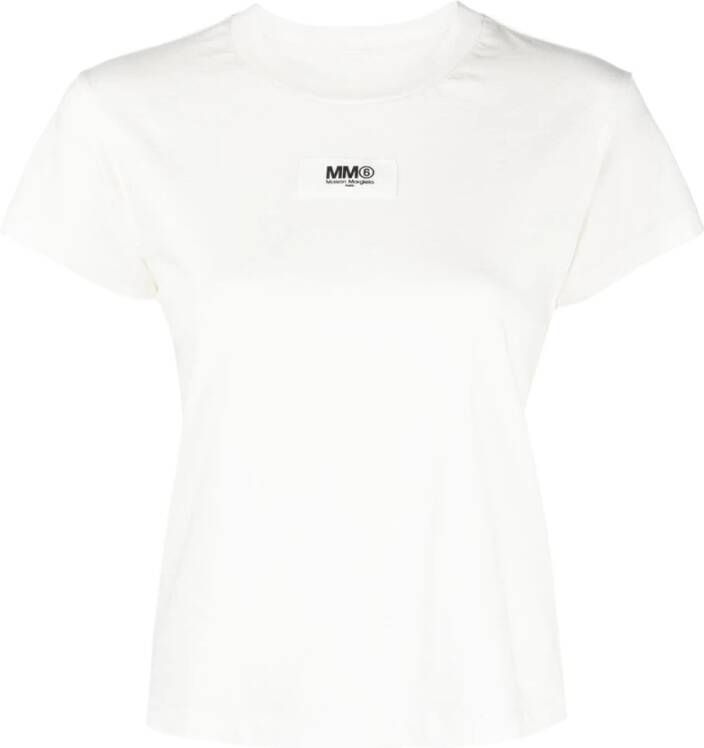 MM6 Maison Margiela t-shirt Wit Dames