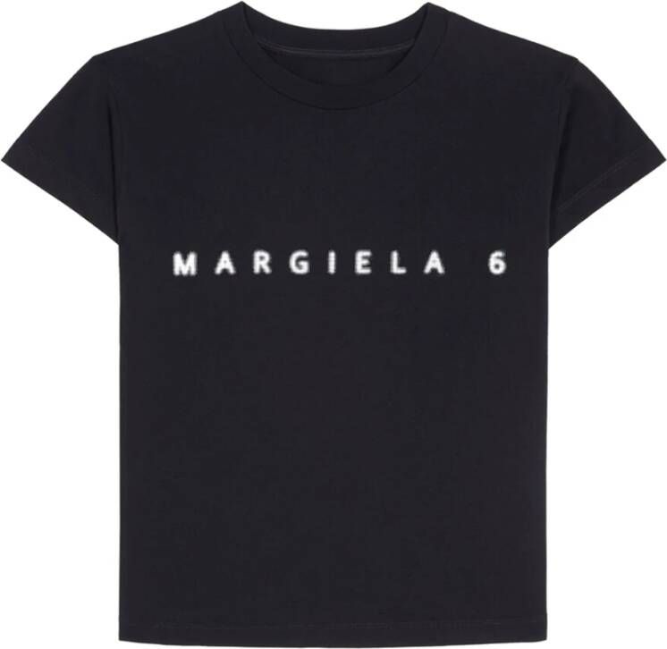 MM6 Maison Margiela T-Shirt Zwart Dames