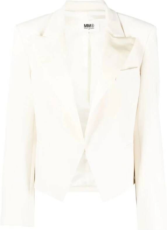 MM6 Maison Margiela Tijdloze sportjas voor vrouwen White Dames