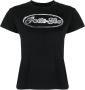 MM6 Maison Margiela Zwarte T-shirts en Polos van MM6 Zwart Dames - Thumbnail 1