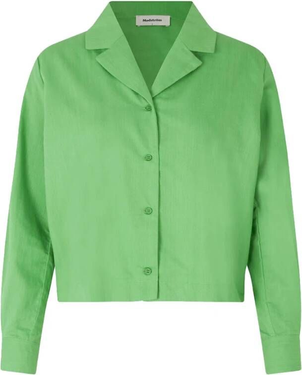 MODSTRÖM Modström Dames Blouses Cydney Shirt Groen - Foto 5