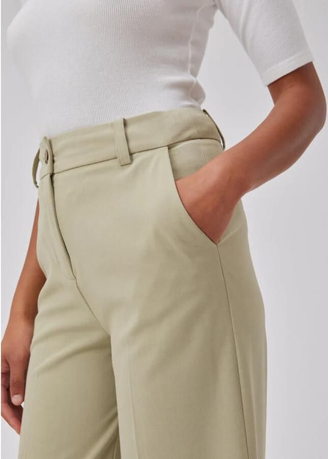MODSTRÖM Modström Dames Broeken Ankermd Pants Beige - Foto 4