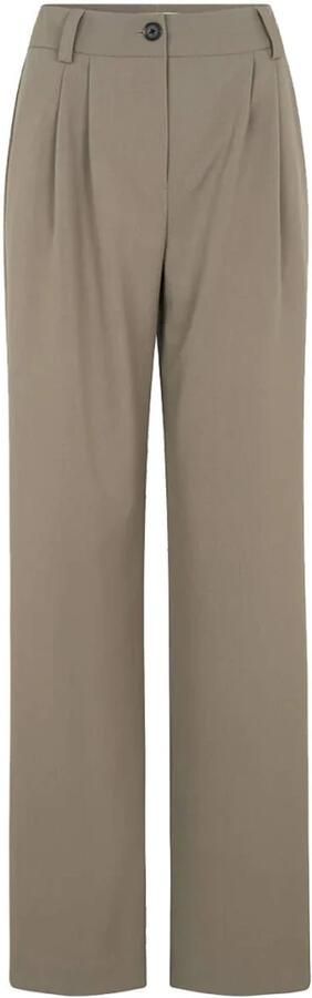 MODSTRÖM Modström Dames Broeken Ankermd Wide Pants Beige - Foto 3