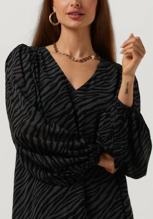 MODSTRÖM Modström Dames Jurken Ariella Print Dress Donkergrijs