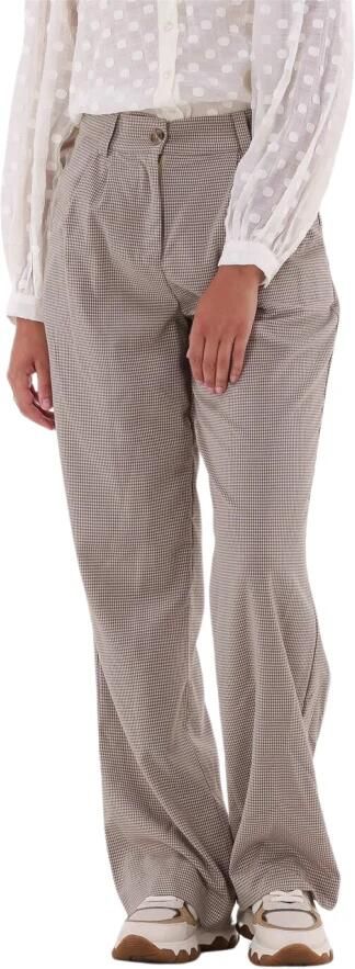 MODSTRÖM Modström Dames Broeken Atticus Check Pants Beige - Foto 5