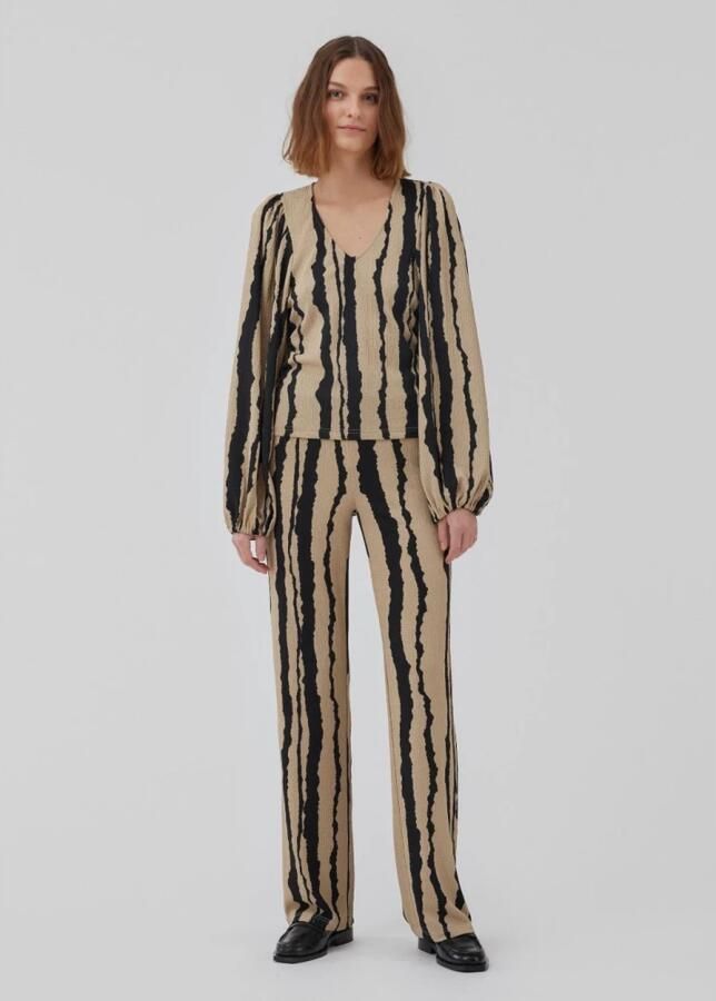 MODSTRÖM Modström Dames Blouses Harlandmd Print Top Beige - Foto 2