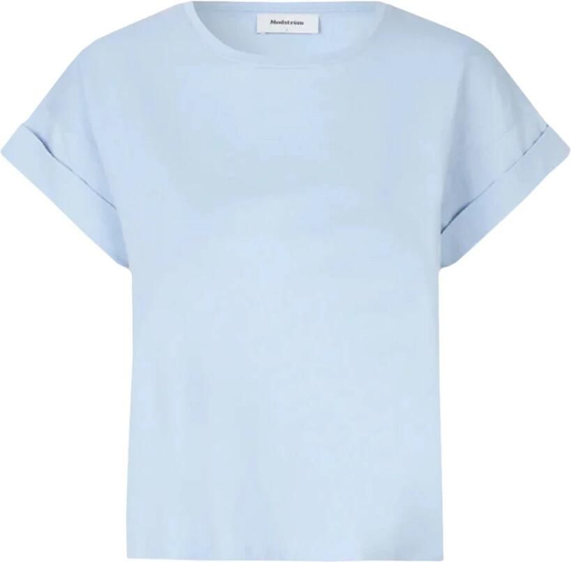 MODSTRÖM Modström Dames Tops & T-shirts Brazilmd Short T-shirt Lichtblauw - Foto 3