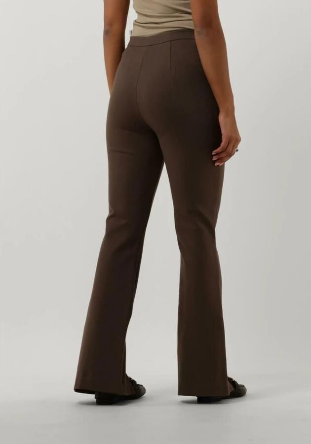 Modström Bruine wijde broek met split Tanny Style Brown Dames - Foto 2