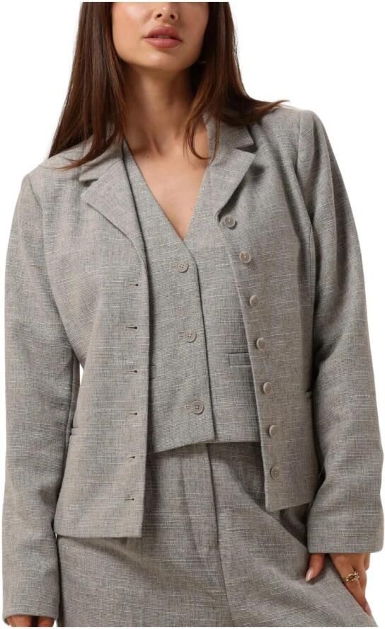 Modström Gestructureerd vest met voorzakken Gray Dames - Foto 9