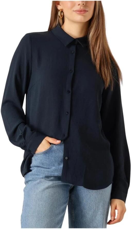 MODSTRÖM Modström Dames Blouses Ossamd Shirt Donkerblauw - Foto 3
