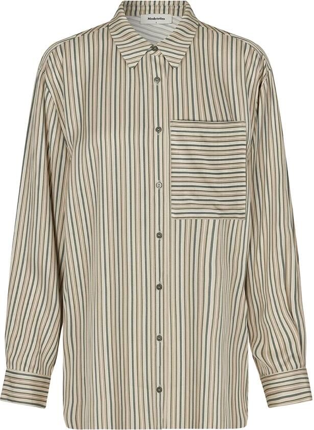 Modström Gestreept Oversized Shirt Multicolor Dames