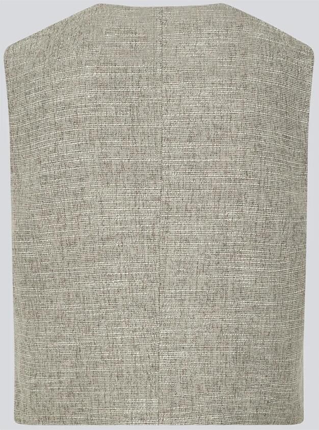 Modström Gestructureerd vest met voorzakken Gray Dames - Foto 8