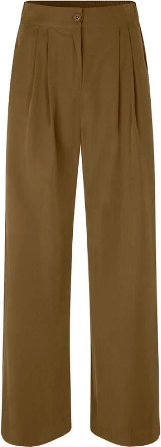 Modström FanyaMD Broek Stijlvol en Comfortabel Bruin Dames