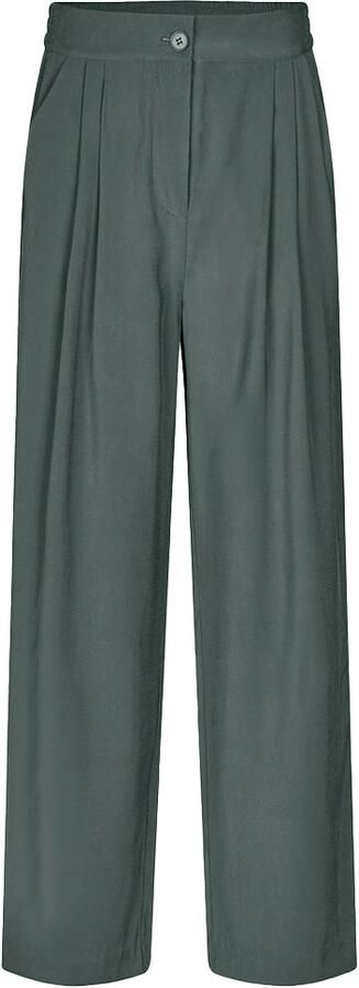 Modström Groene Harbor Pantalon Rechte Pijp Green Dames - Foto 7