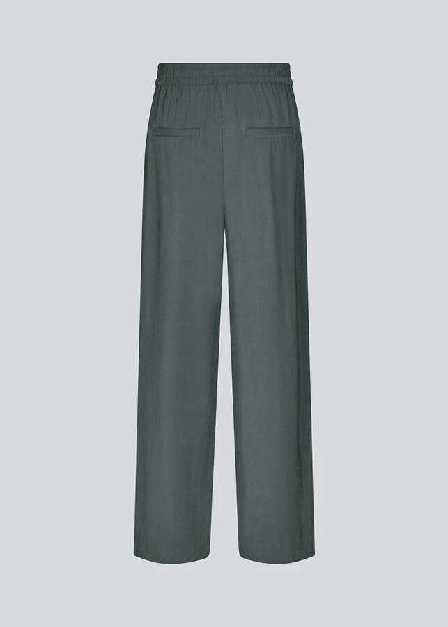 Modström Groene Harbor Pantalon Rechte Pijp Green Dames - Foto 5