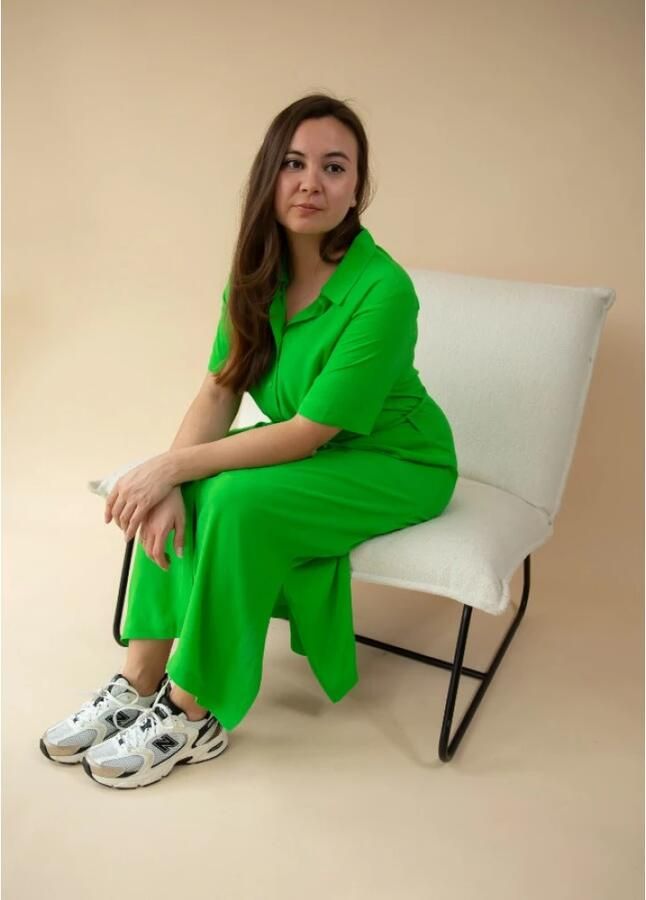 MODSTRÖM Modström Dames Jurken Cash Long Dress Groen - Foto 3