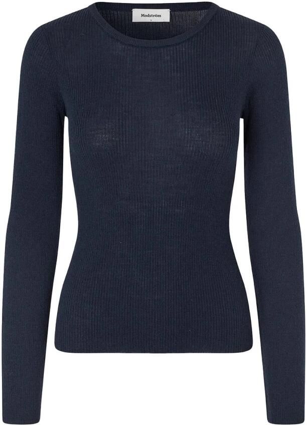 MODSTRÖM Modström Dames Tops & T-shirts Mirokimd O-neck Donkerblauw - Foto 5