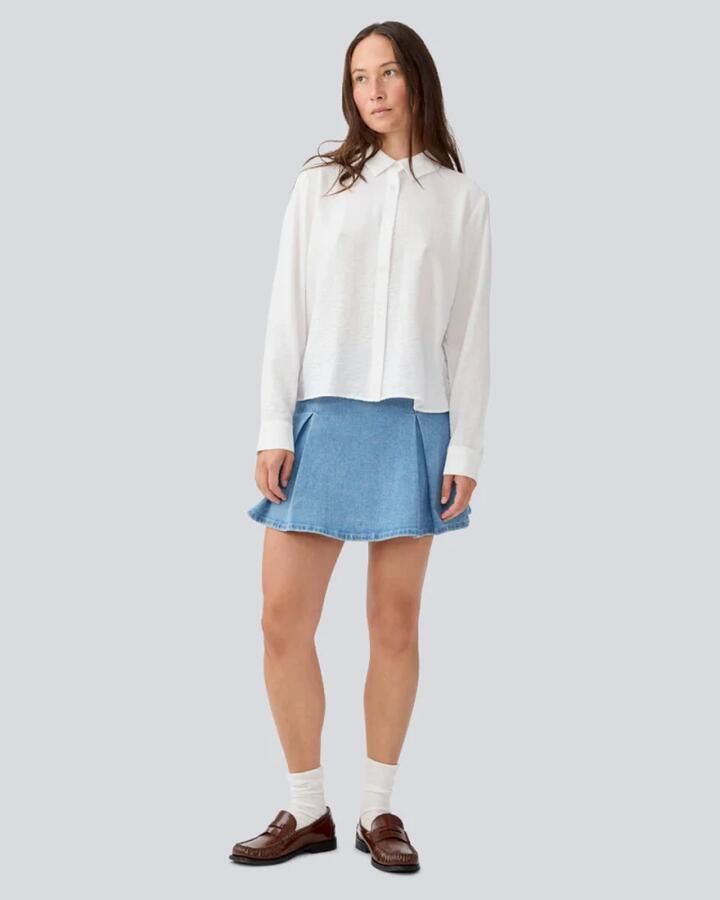 MODSTRÖM Modström Dames Blouses Hudgesmd Shirt Wit - Foto 7