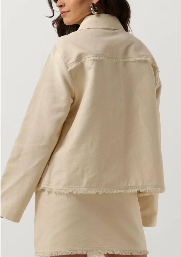 Modström Ingrid Summer Sand Jas Oversized Boxy Beige Dames - Foto 6