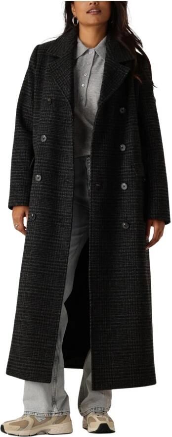 MODSTRÖM Modström Dames Jassen Junipermd Check Coat Donkergrijs - Foto 7