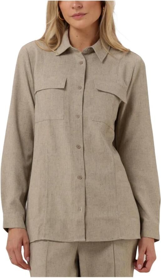 MODSTRÖM Modström Dames Blouses Kalemmd Shirt Beige - Foto 3