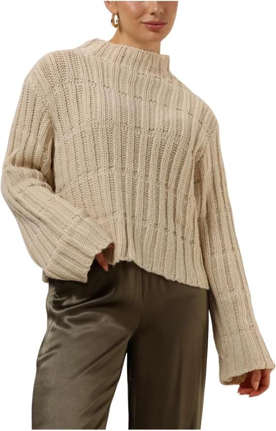 MODSTRÖM Modström Dames Truien & Vesten Felipemd Short T-neck Beige - Foto 3