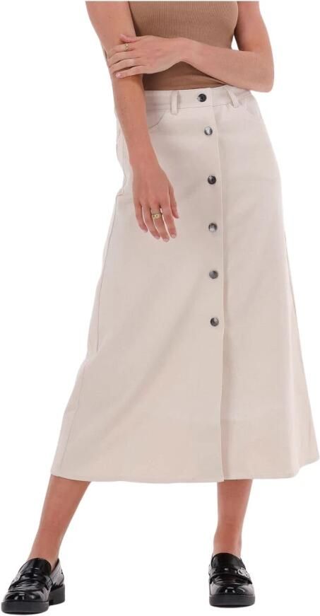 MODSTRÖM Modström Dames Rokken Pete Skirt Creme - Foto 5