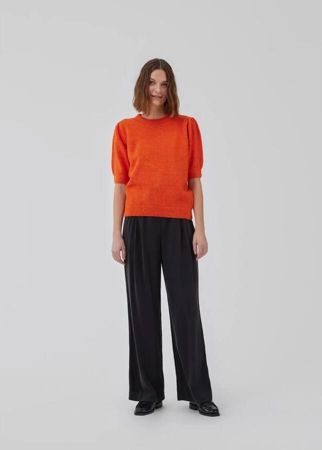 MODSTRÖM Modström Dames Truien & Vesten Rhondamd O-neck Oranje