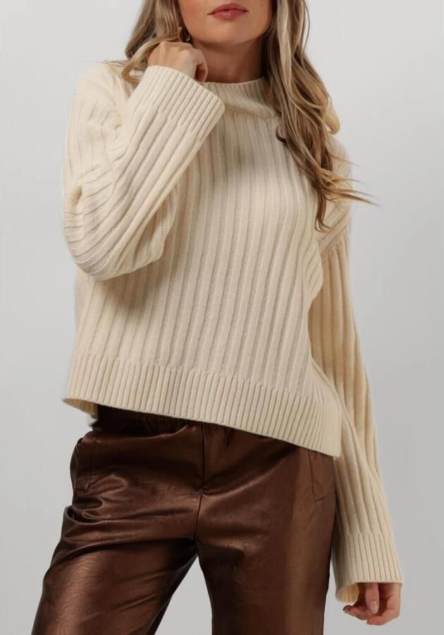 MODSTRÖM Modström Dames Truien & Vesten Fultonmd Rib T-neck Zand - Foto 7