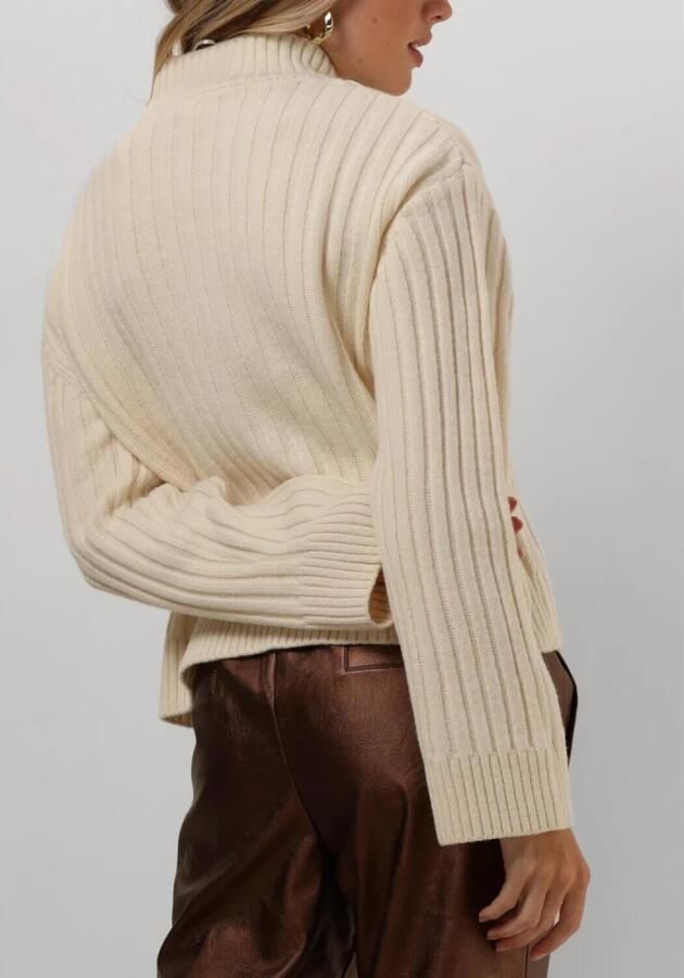 MODSTRÖM Modström Dames Truien & Vesten Fultonmd Rib T-neck Zand - Foto 6