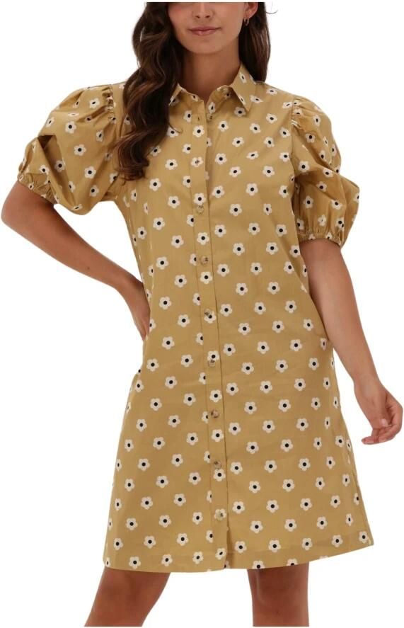 MODSTRÖM Modström Dames Jurken Rossa Print Dress Oker - Foto 4