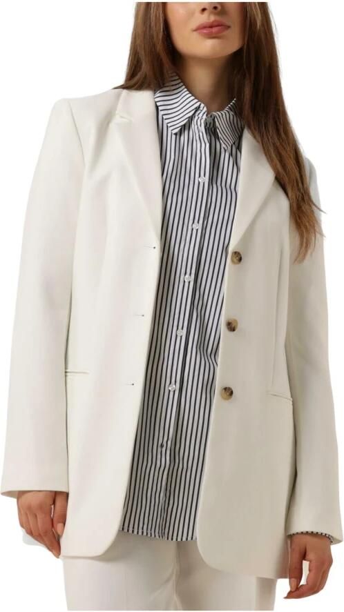 Modström Witte Slim Fit Blazer voor Feestelijke Gelegenheden White Dames - Foto 10