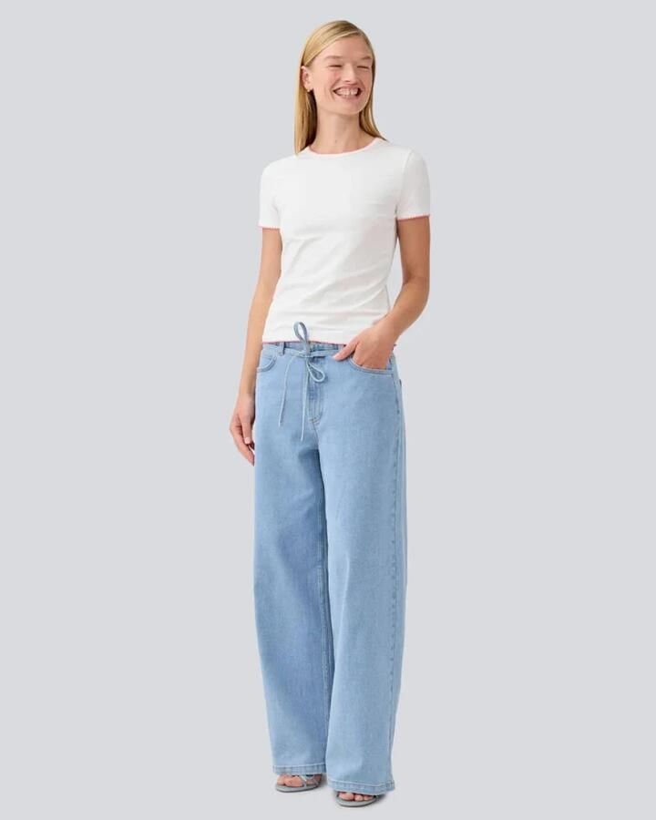 MODSTRÖM Modström Dames Jeans Isoldemd Solid Pants Blauw - Foto 4