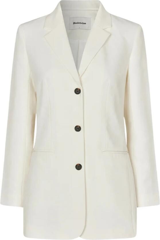 Modström Witte Slim Fit Blazer voor Feestelijke Gelegenheden White Dames - Foto 9