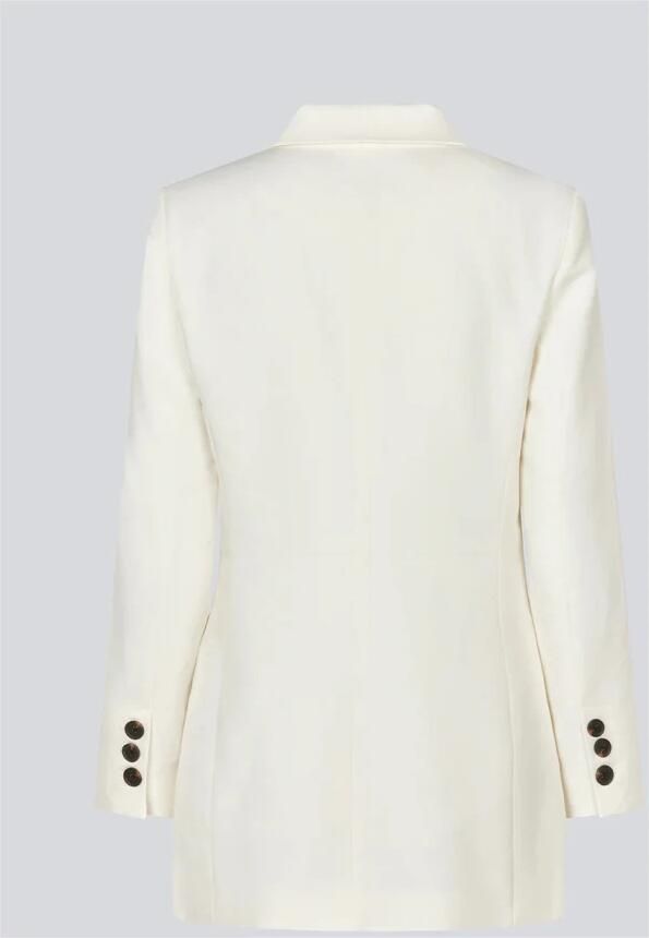 Modström Witte Slim Fit Blazer voor Feestelijke Gelegenheden White Dames - Foto 8