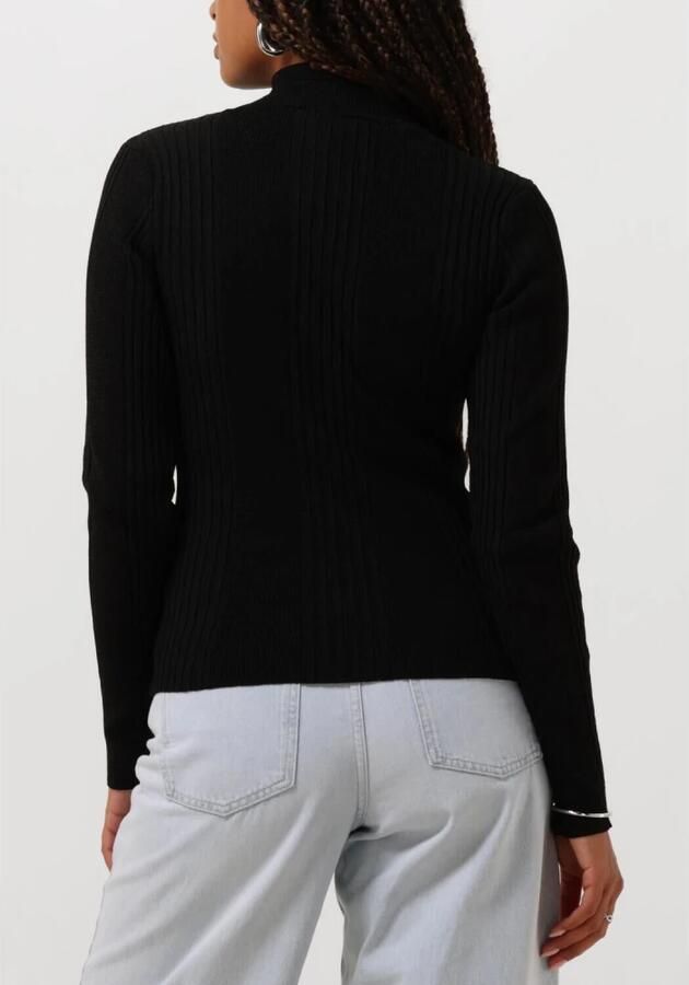MODSTRÖM Modström Dames Tops & T-shirts Krissamd Zip T-neck Zwart - Foto 6
