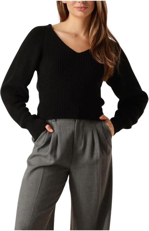 MODSTRÖM Modström Dames Tops & T-shirts Galenmd Short V-neck Zwart - Foto 7