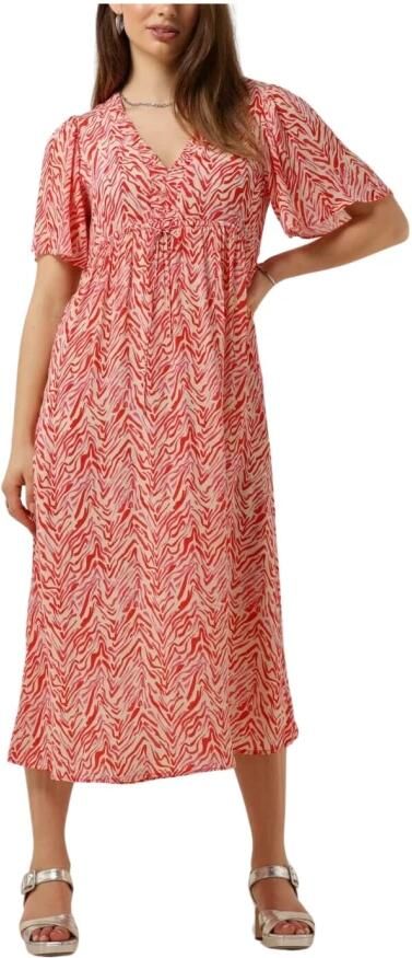 Moliin Agnes Midi Jurk in Roze Multicolor Dames - Foto 3