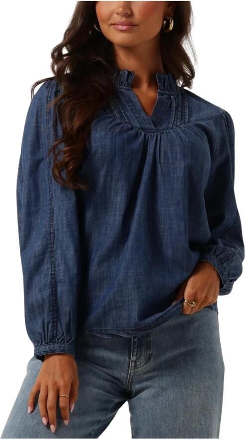 Moliin Elegante Beatrix Blouse Blauw Blue Dames - Foto 3