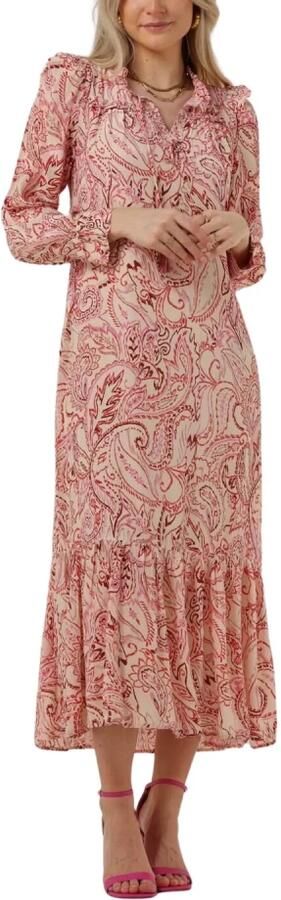 Moliin Rosalie Midi Jurk Bruin Multicolor Dames - Foto 4