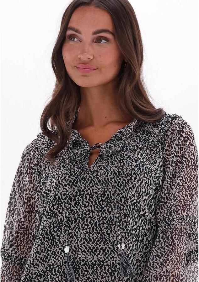 Moliin Tiana Zwarte Midi Jurk Multicolor Dames - Foto 2