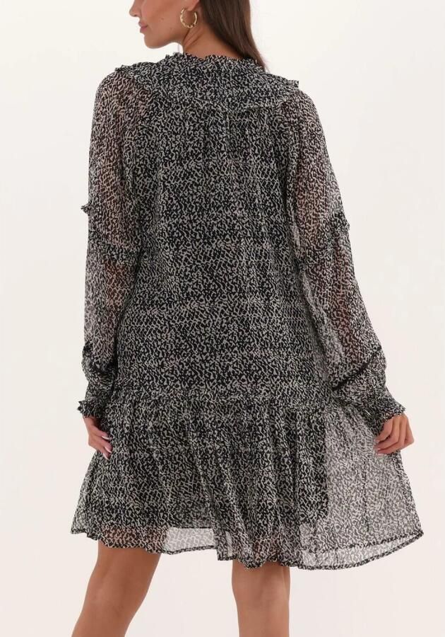 Moliin Tiana Zwarte Midi Jurk Multicolor Dames - Foto 3