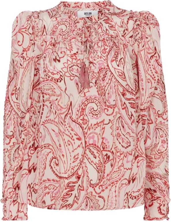 Moliin Top lange mouw Rood Dames