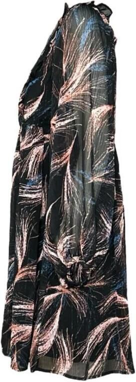 Molly Bracken Abstract Print Puff Mouw Mini Jurk Multicolor Dames - Foto 2